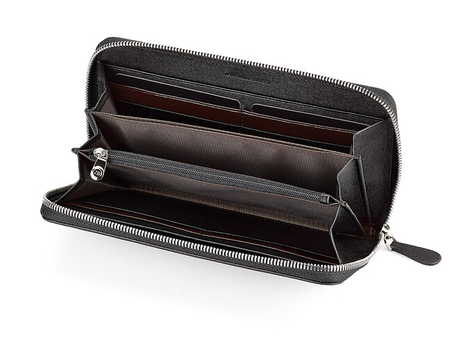 Мужской клатч из натуральной кожи JanCarlo Baretti 8765 чёрный, фото , изображение 2