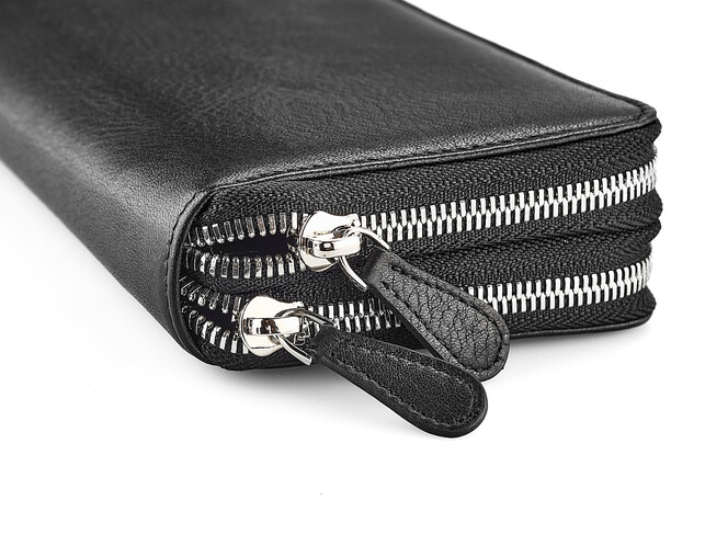 Мужской клатч из натуральной кожи JanCarlo Baretti 8766 чёрный, фото , изображение 5
