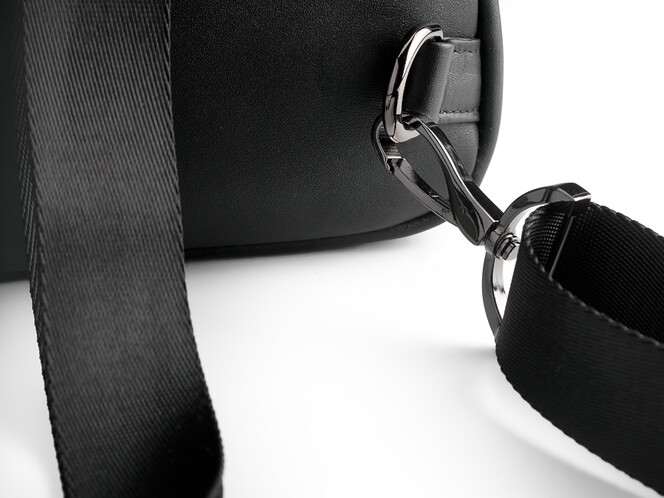 Сумка - слінг зі шкіри вищого сорту LeGRAND collection 2002-15 чорна, фото , зображення 5