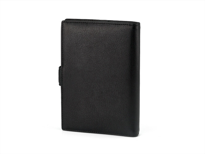 Кожаная мужская обложка для документов Mont Blanc 3012 чёрная, фото , изображение 6