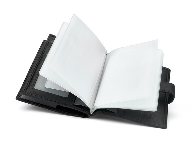 Кожаная мужская обложка для документов Mont Blanc 3012 чёрная, фото , изображение 5