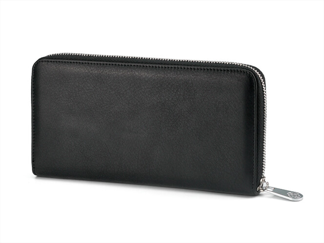 Мужской кожаный клатч – кошелек Мont Blanc 3013 чёрный, фото , изображение 3