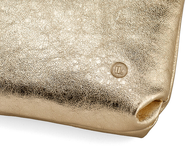 Жіноча косметичка з натуральної шкіри LeGRAND collection V07 G золотиста, Колір: Золотистий, фото , зображення 6