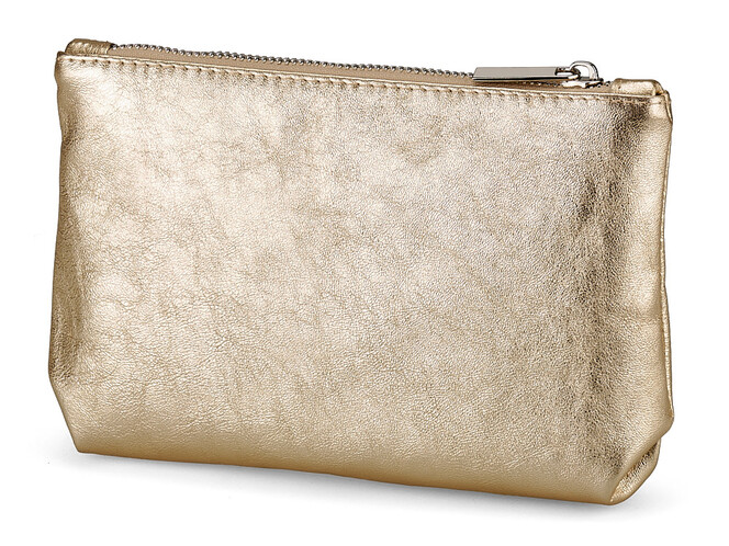 Жіноча косметичка з натуральної шкіри LeGRAND collection V07 G золотиста, Колір: Золотистий, фото , зображення 2