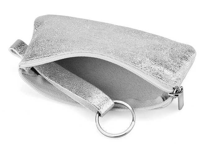 Ключниця з натуральної м'якої шкіри LeGRAND collection V02 S срібляста, Колір: Срібний, фото , зображення 3