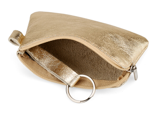 Ключниця з натуральної м'якої шкіри LeGRAND collection V02 G золотиста, Колір: Золотистий, фото , зображення 3