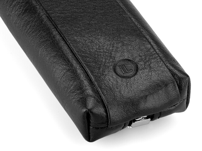 Містка ключниця з натуральної шкіри LeGRAND collection V11-000 чорна, Колір: Чорний, Тип і фактура шкіри: гладка, фото , зображення 3