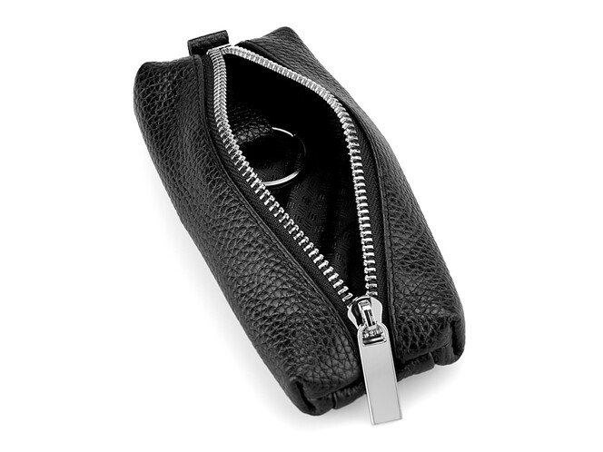 Містка ключниця з натуральної шкіри LeGRAND collection V11-046 чорна, Колір: Чорний, Тип і фактура шкіри: зерниста, фото , зображення 2