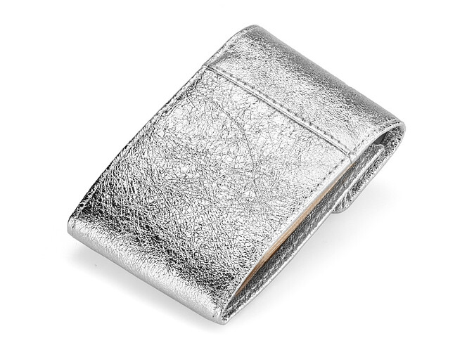 Визитница из натуральной кожи LeGRAND collection V05 S серебристый, Цвет: Серебристый, фото , изображение 2