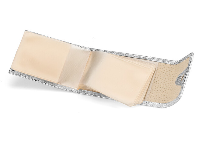 Визитница из натуральной кожи LeGRAND collection V05 S серебристый, Цвет: Серебристый, фото , изображение 3