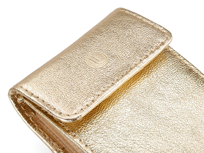 Візитниця з натуральної шкіри LeGRAND collection V05 G золотиста, Колір: Золотистий, фото , зображення 4