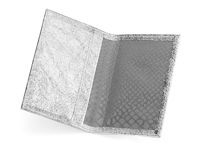 Кожаная обложка для авто/евродокументов LeGRAND collection V04 S серебристый, Цвет: Серебристый, фото , изображение 3