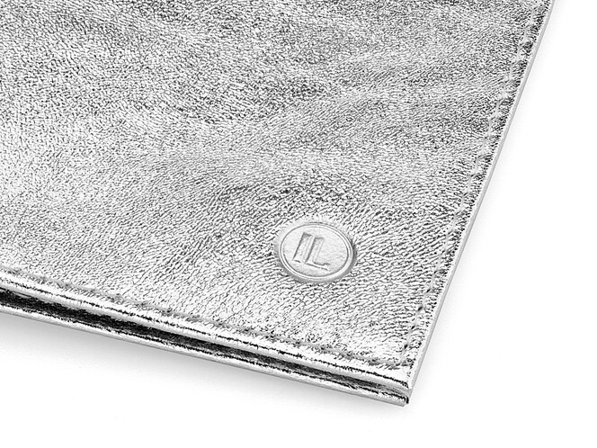 Шкіряна обкладинка для паспорта LeGRAND collection V03 S срібляста, Колір: Срібний, фото , зображення 4