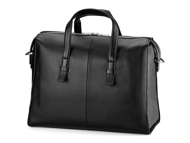 Шкіряна дорожня сумка LeGRAND collection 1842-1 чорна, фото , зображення 3