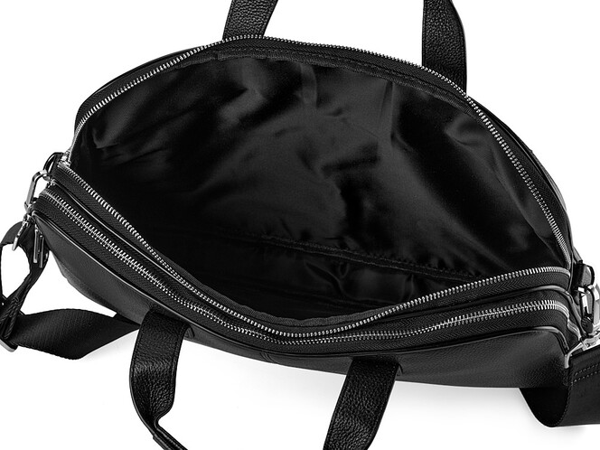 Кожаный портфель для документов LeGRAND collection 4742-1 чёрный, фото , изображение 8