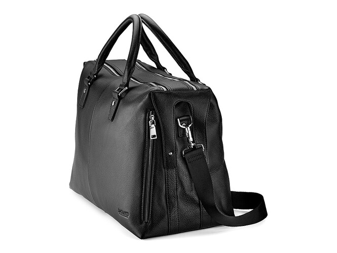 Вместительная дорожная сумка из натуральной кожи LeGRAND collection 8874-3 чёрная, фото , изображение 4
