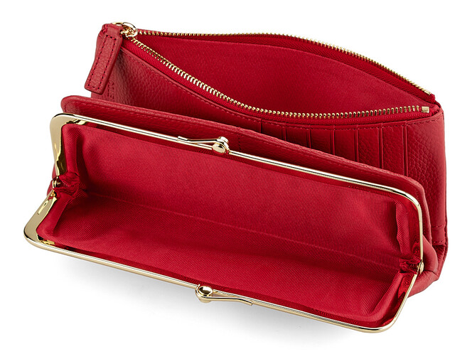 Модный кожаный женский кошелёк Nikole Richie 1450 E красный, Цвет: Красный, Тип и  фактура кожи: зернистая, фото , изображение 6