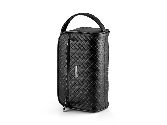 Мужская косметичка - несессер из натуральной кожи LeGRAND collection 7935-144L чёрный, фото , изображение 3