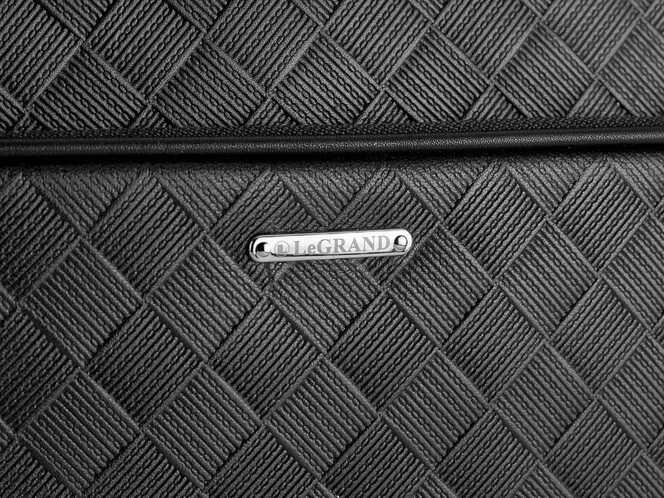 Мужская кожаная сумка формата А5 LeGRAND collection 8435-3 чёрная, фото , изображение 10