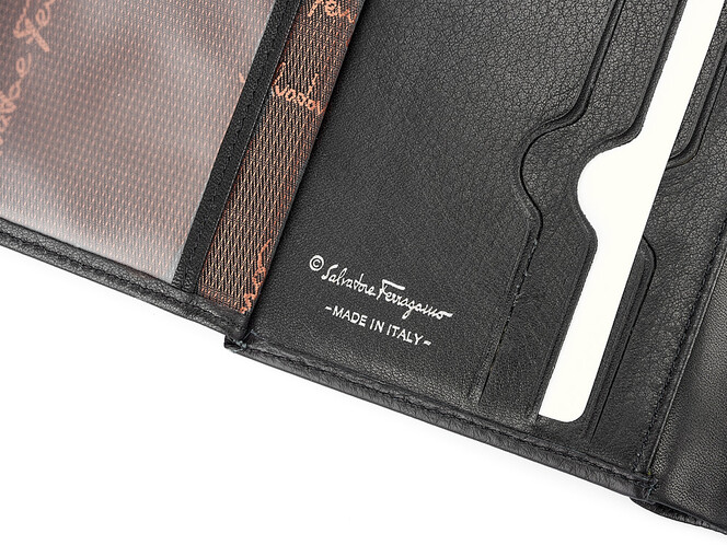 Женский кошелек из натуральной кожи Salvatore Ferragamo 8092 A Black чёрный, Цвет: Черный, фото , изображение 6