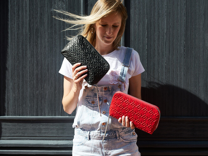 Сумка – клатч из кожи высшего сорта с нанесением рисунка Burberry 5634 E Red красная, Цвет: Красный, фото , изображение 6