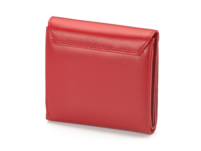 Женский кошелек из натуральной кожи Nicole Richie 1513 E красный, Цвет: Красный, Тип и  фактура кожи: гладкая, фото , изображение 2