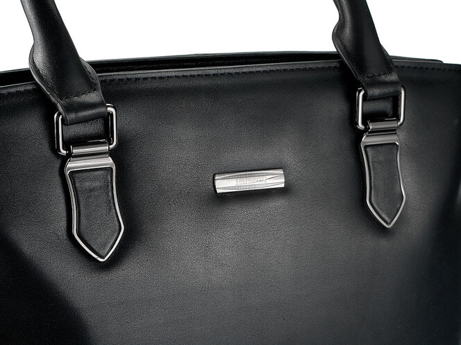 Вертикальна чоловіча сумка з натуральної шкіри LeGRAND collection 1611-2 Black чорна, фото , зображення 10