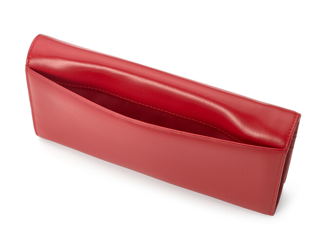 Женский кошелёк из натуральной кожи Nicole Richie 1511 E красный, Цвет: Красный, Тип и  фактура кожи: гладкая, фото , изображение 3