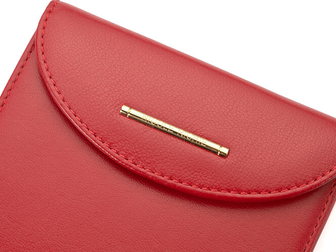 Женский кошелек из натуральной кожи Nicole Richie 1513 E красный, Цвет: Красный, Тип и  фактура кожи: гладкая, фото , изображение 8
