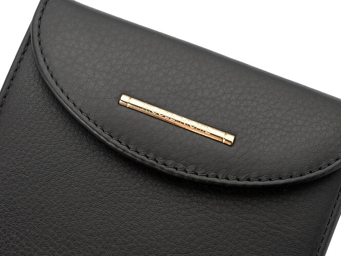 Женский кошелек из натуральной кожи Nicole Richie 1513 A чёрный, Цвет: Черный, Тип и  фактура кожи: гладкая, фото , изображение 7