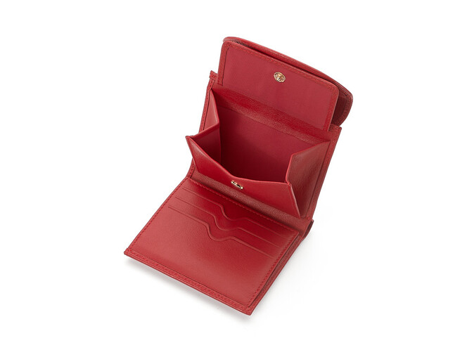 Женский кошелек из натуральной кожи Nicole Richie 1513 E красный, Цвет: Красный, Тип и  фактура кожи: гладкая, фото , изображение 6