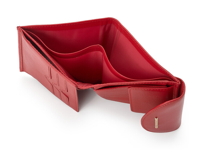 Женский кошелек из натуральной кожи Nicole Richie 1513 E красный, Цвет: Красный, Тип и  фактура кожи: гладкая, фото , изображение 3