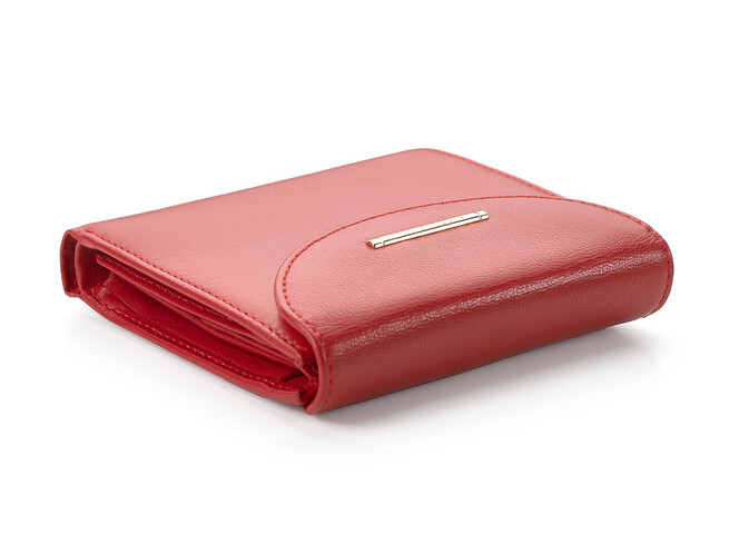 Женский кошелек из натуральной кожи Nicole Richie 1513 E красный, Цвет: Красный, Тип и  фактура кожи: гладкая, фото , изображение 7