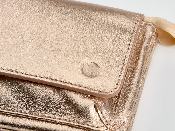 Жіночий гаманець із натуральної шкіри LeGRAND collection V20 G золотистий, фото , зображення 7