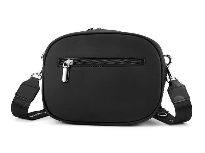 Сумка женская Alex&Mia CD 8877 маленькая через плечо на два отделения 23x18x9 см Черная, фото , изображение 3