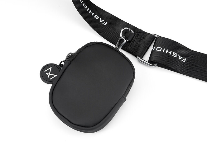 Сумка женская Alex&Mia CD 8877 маленькая через плечо на два отделения 23x18x9 см Черная, фото , изображение 6