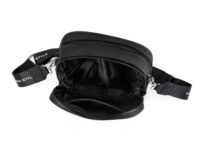 Сумка женская Alex&Mia CD 8877 маленькая через плечо на два отделения 23x18x9 см Черная, фото , изображение 11