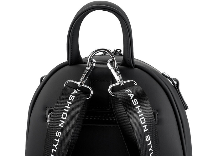 Рюкзак жіночий Alex&Mia CD 8876 на два відділення 25x24x13 см Чорний, фото , зображення 5