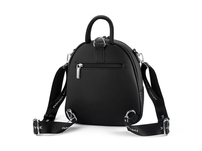 Рюкзак жіночий Alex&Mia CD 8876 на два відділення 25x24x13 см Чорний, фото , зображення 6