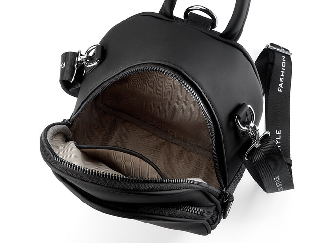 Рюкзак жіночий Alex&Mia CD 8876 на два відділення 25x24x13 см Чорний, фото , зображення 11