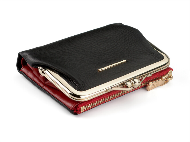 Модний жіночий шкіряний гаманець Nicole Richie 1516 A чорний, фото , зображення 9