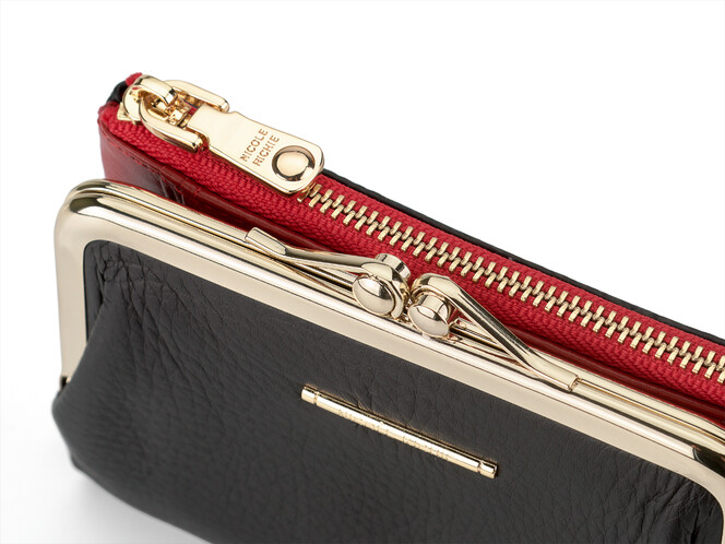 Модний жіночий шкіряний гаманець Nicole Richie 1516 A чорний, фото , зображення 7