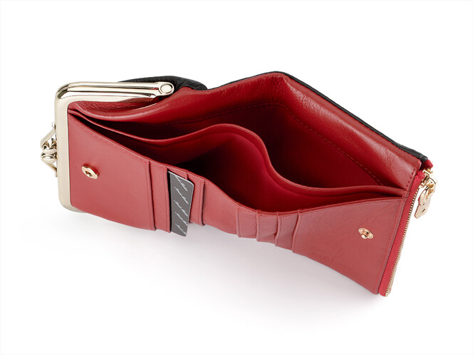 Модний жіночий шкіряний гаманець Nicole Richie 1516 A чорний, фото , зображення 4