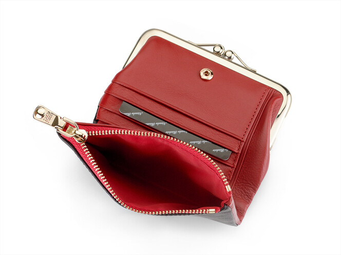 Модний жіночий шкіряний гаманець Nicole Richie 1516 A чорний, фото , зображення 5