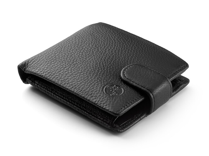 Кожаное мужское портмоне H.T. 208-0611w чёрный, фото , изображение 7