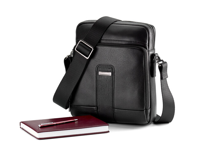 Стильна шкіряна чоловіча сумка LeGRAND collection 3829-4 Black чорна, фото , зображення 2