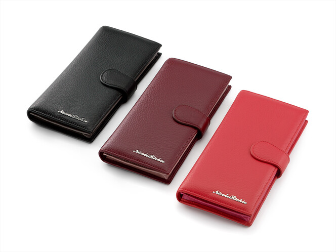 Стильный женский кошелек из натуральной кожи Nicole Richie 8895 A черный, Цвет: Черный, Тип и  фактура кожи: гладкая+зернистая, фото , изображение 10