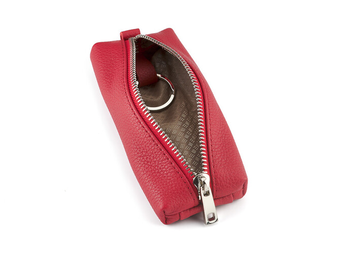 Вместительная ключница из натуральной кожи LeGRAND collection V11-04610 красная, фото , изображение 2