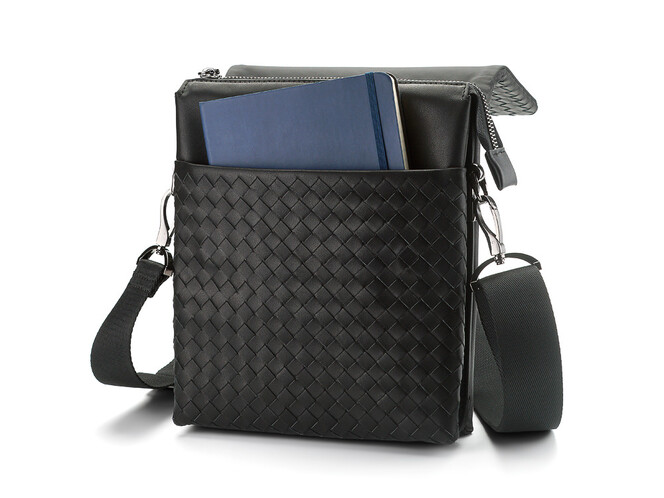 Кожаная мужская сумка LeGRAND collection 2078-4M Black чёрная, фото , изображение 3