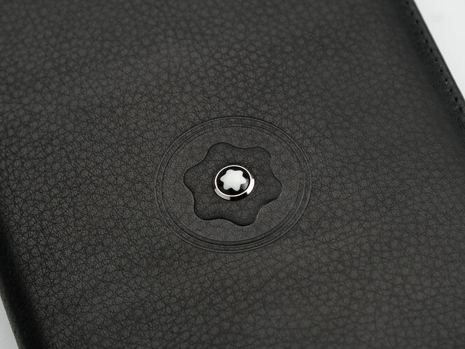 Кожаная обложка для паспорта и карточек Мont Blanc 3011 чёрная, фото , изображение 4